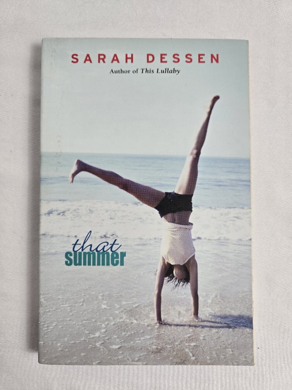 That Summer Sarah Dessen Paperback Book YA Romance Fiction Novel Beach Reading